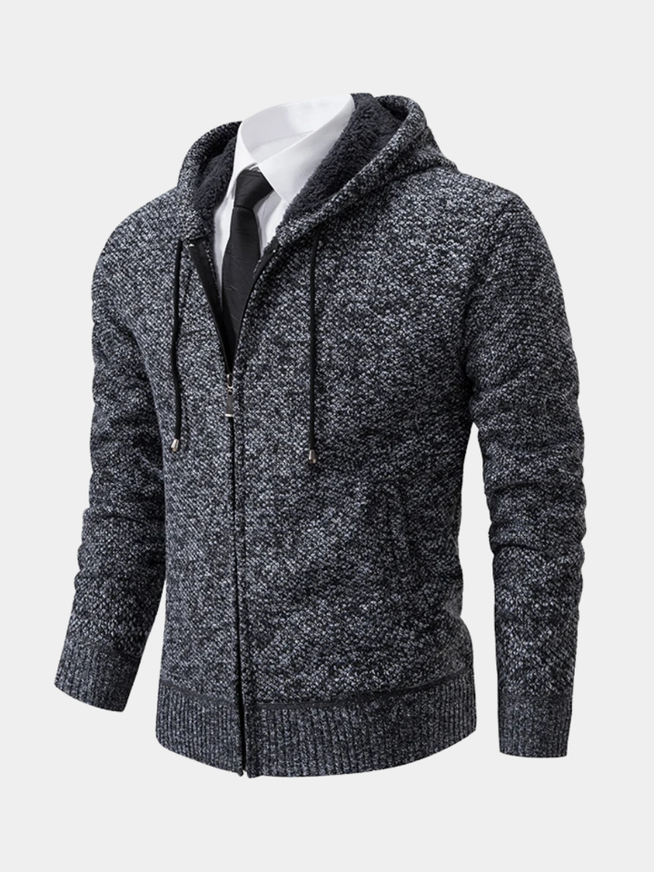 HUGO & JAMES | CARDIGAN AVEC ZIP EN POLAIRE