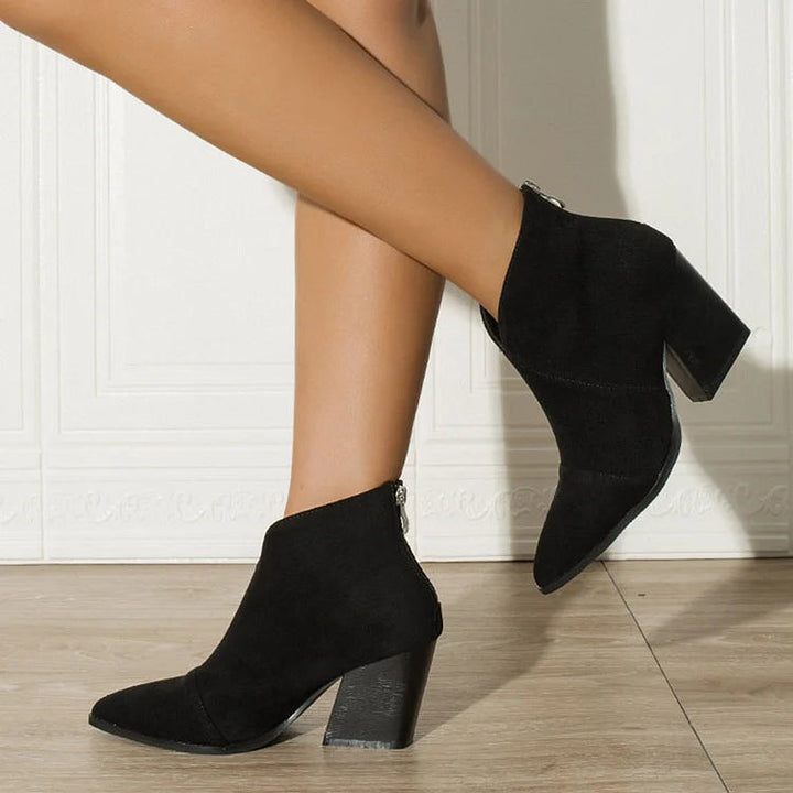 Céline™ | Bottines chic en daim