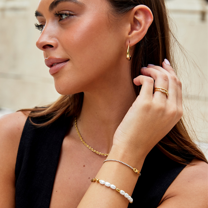 Bracelet en or Niyah Kristall