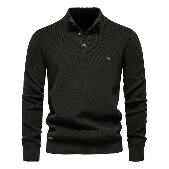 Damien™ | Pull Col Haut Élégant