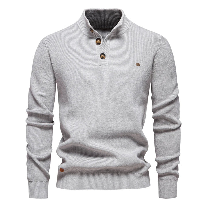 Damien™ | Pull Col Haut Élégant