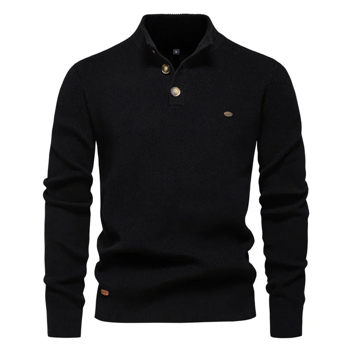 Damien™ | Pull Col Haut Élégant