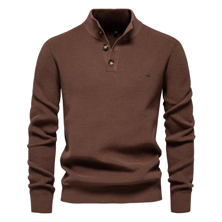 Damien™ | Pull Col Haut Élégant