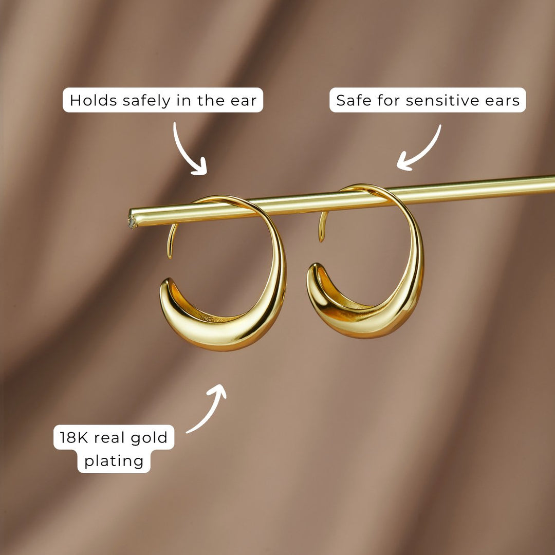 Cina - Boucles d'oreilles en forme de goutte