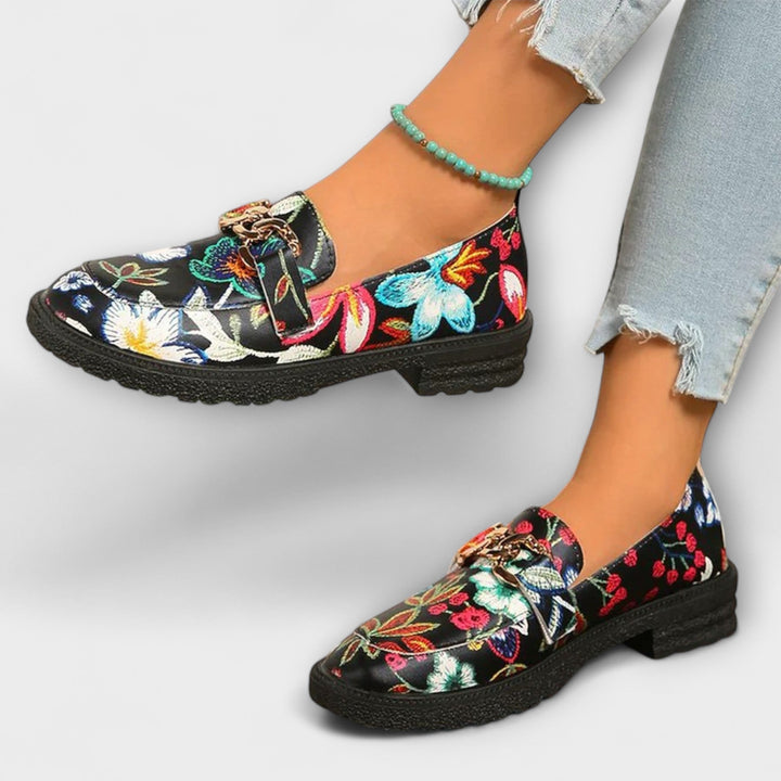 Orla™ | Mocassins Imprimé Floral